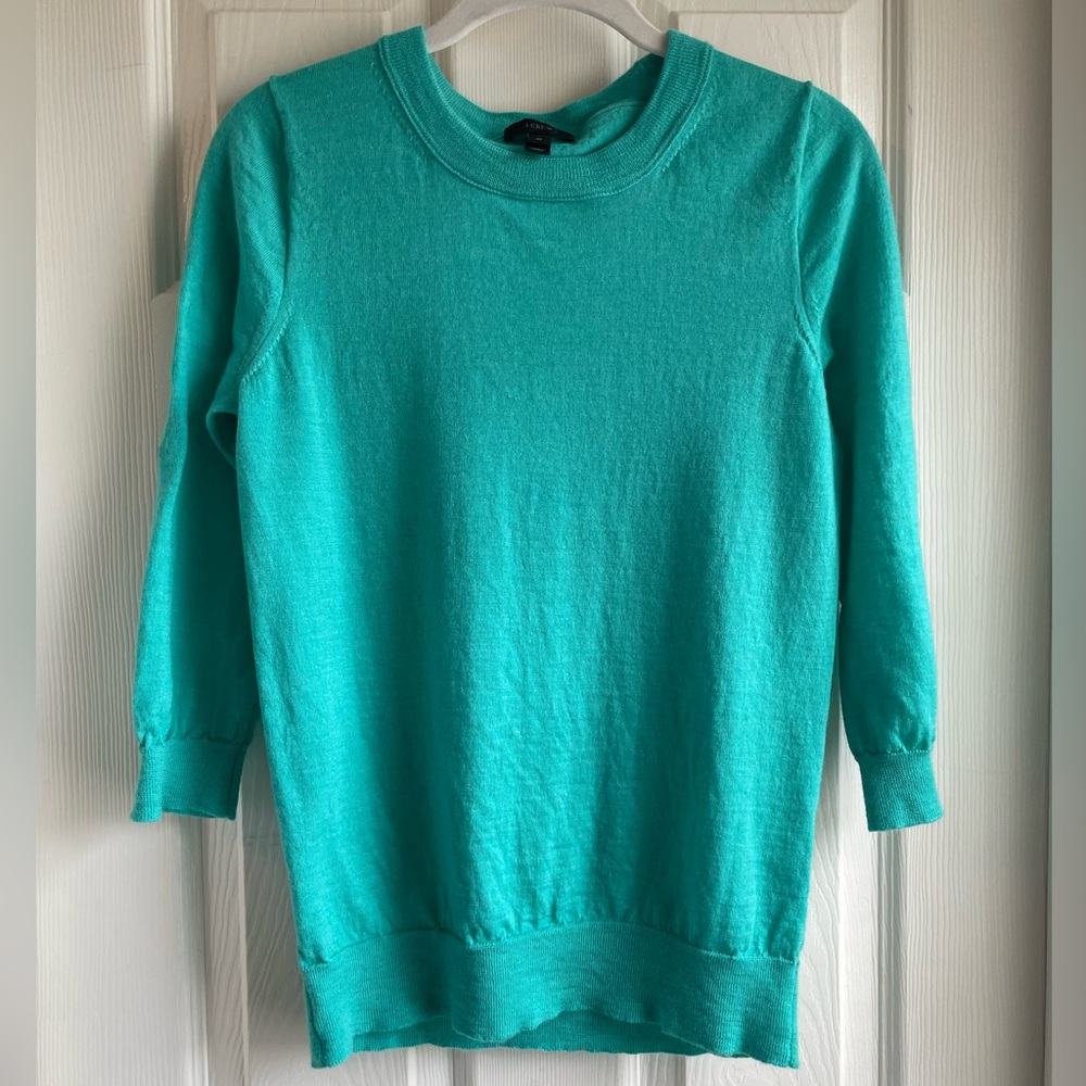 J.Crew Merino wool Tippi sweater Green